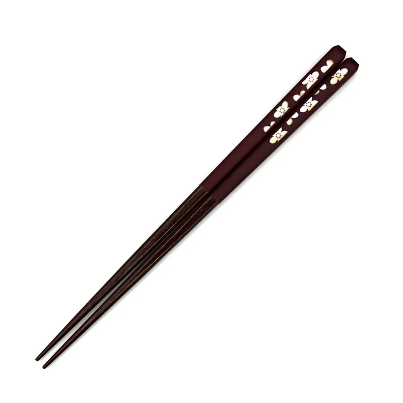 若狭塗箸　白金桜(中) 3枚目