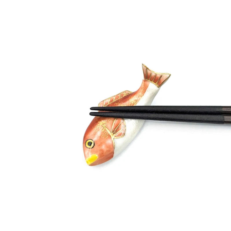 京焼　箸置　赤鯛 2枚目