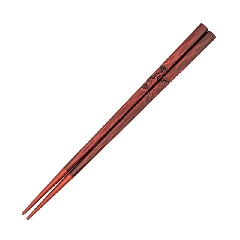 鎌倉彫　鶴　朱(中) 3枚目