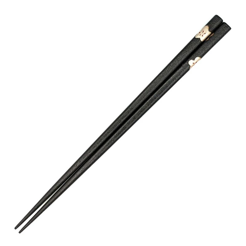 山中塗　乾漆箸　光琳梅銀蒔絵(大) 3枚目
