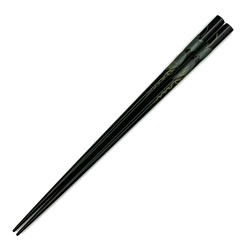 琉球漆器箸 ゴーヤ (黒) 3枚目