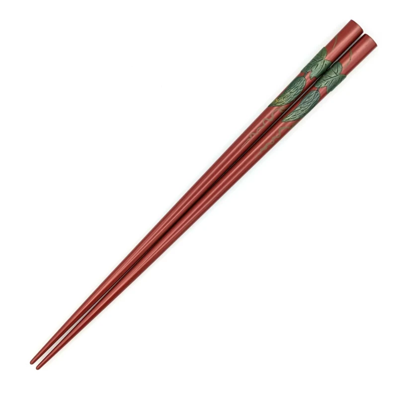 琉球漆器箸 ゴーヤ (朱) 3枚目