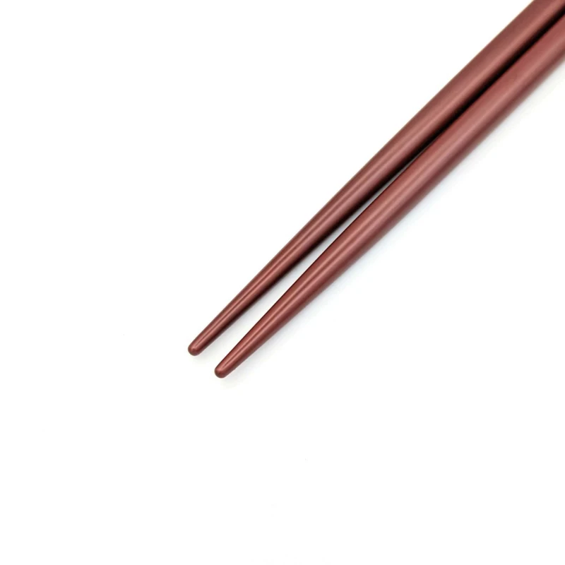 木曽塗箸　古代あかね塗(大) 1枚目