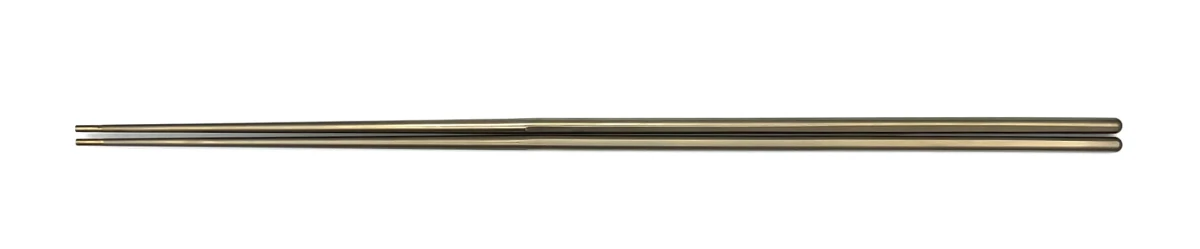 ステンレス箸　マットゴールド23cm