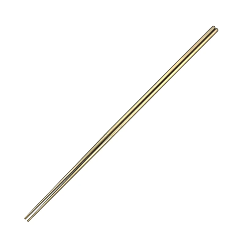 ステンレス箸　マットゴールド23cm 3枚目