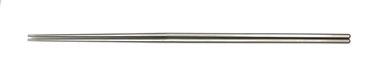 ステンレス箸　マットシルバー23cm