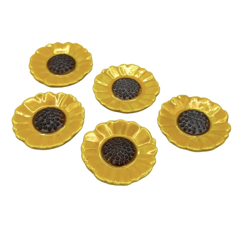 京焼　箸置　ひまわり　5個セット