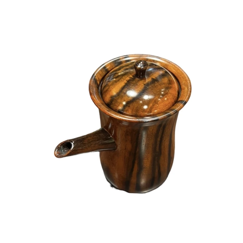 山中塗　黒柿造り　酒器 2枚目