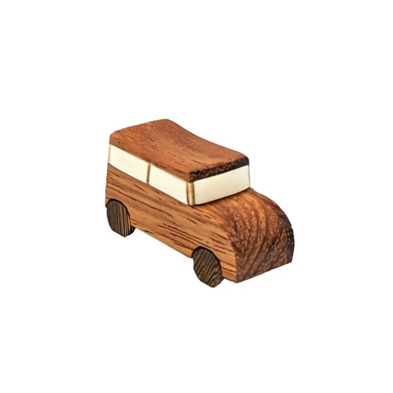 貝箸置き　車　茶