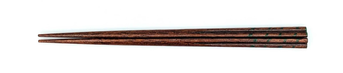 木曽塗　ハート　緑　18cm