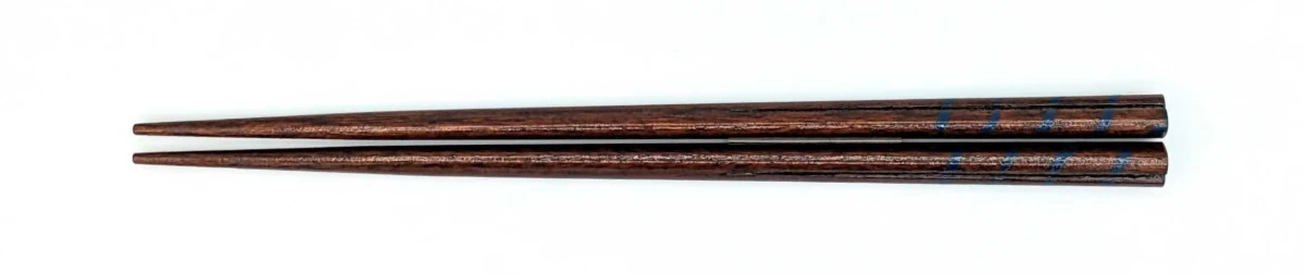 木曽塗　ハート　青　18cm