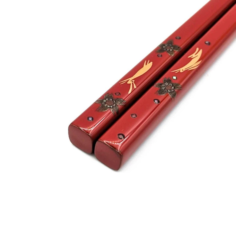 八雲塗箸 桜兎 (中) 2枚目