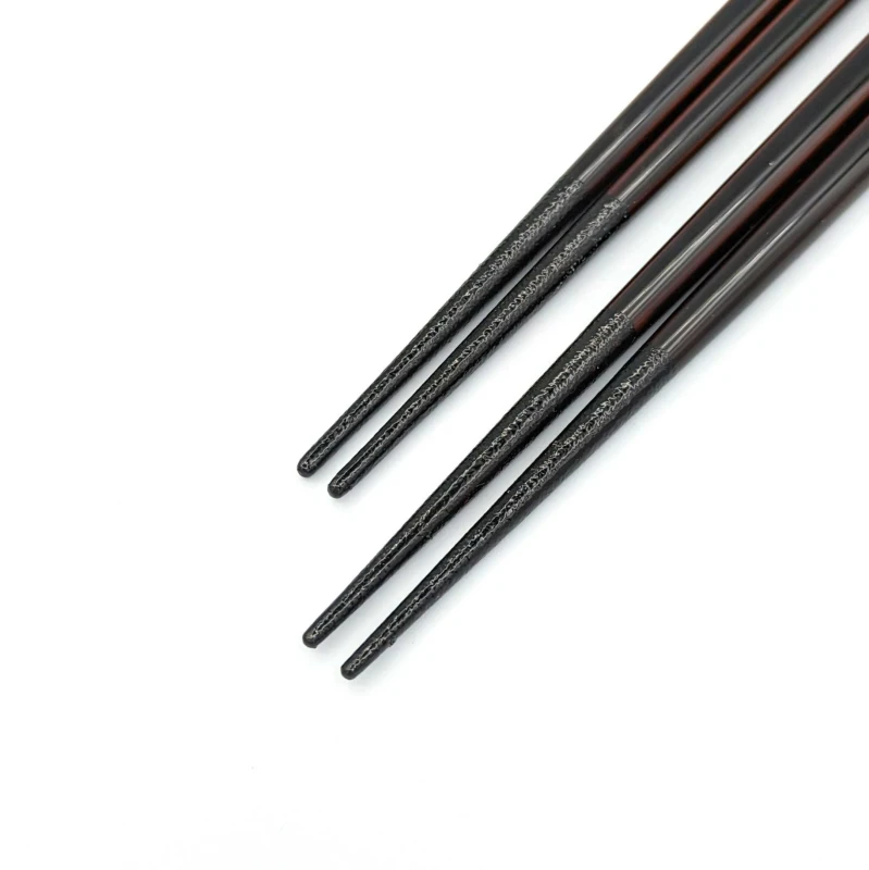 【送料無料】八雲塗箸　千羽鶴　夫婦箸セット【桐箱入】 1枚目