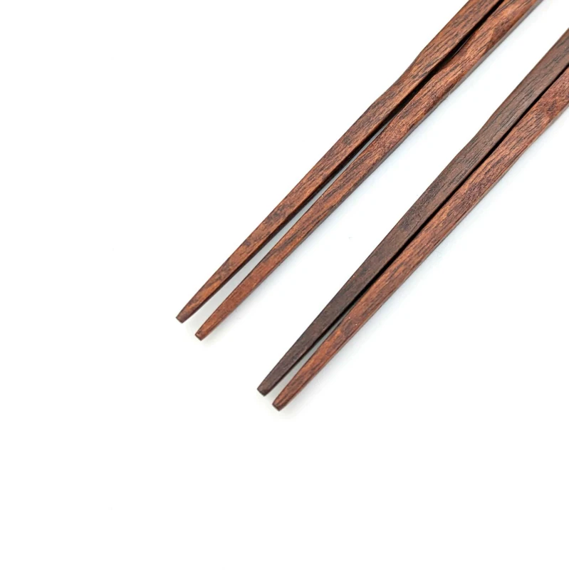 【送料無料】京金彩工芸　みやこ金彩利休削り箸　グリーン・ピンク　夫婦箸セット【桐箱入】 1枚目