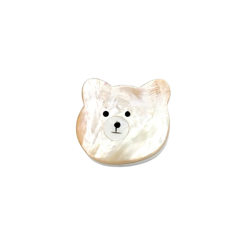 貝箸置き　ほんわか動物　クマ