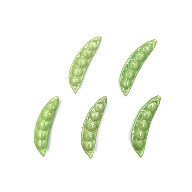 京焼　箸置　えんどう豆　5個組