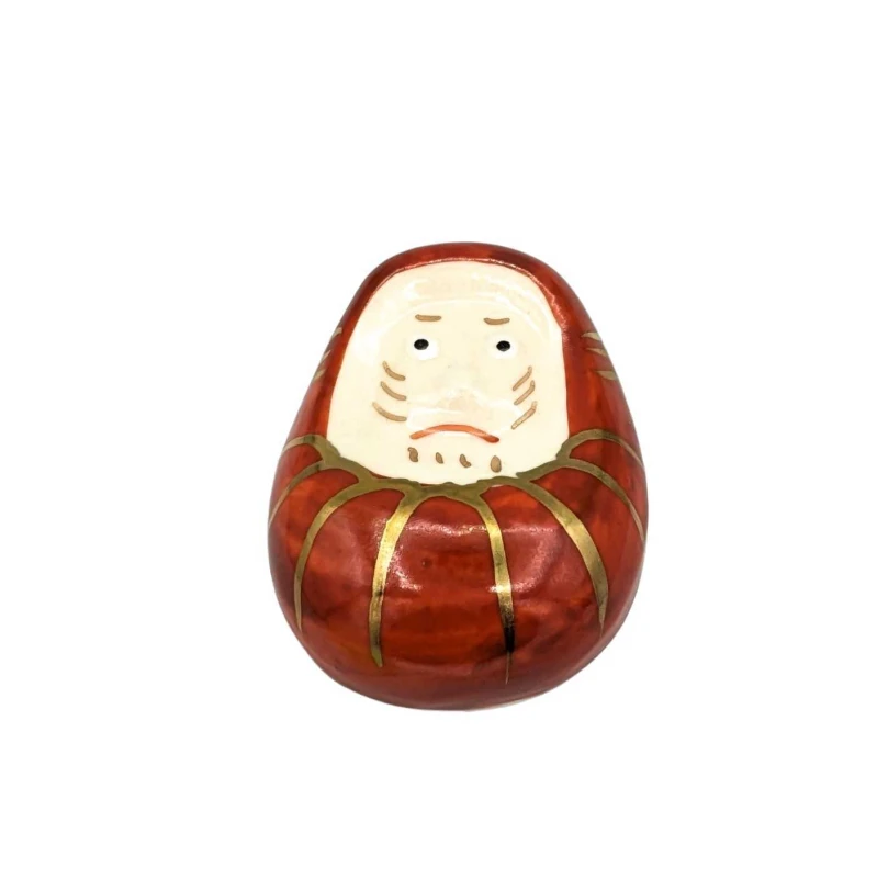 京焼　箸置　赤ダルマ