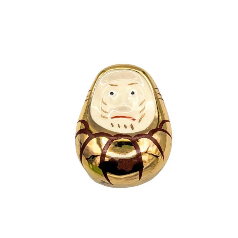 京焼　箸置　金ダルマ