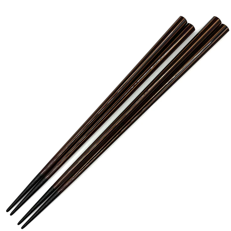 【送料無料】越前漆器　MR八角春慶先乾漆　夫婦箸セット【桐箱入】 3枚目
