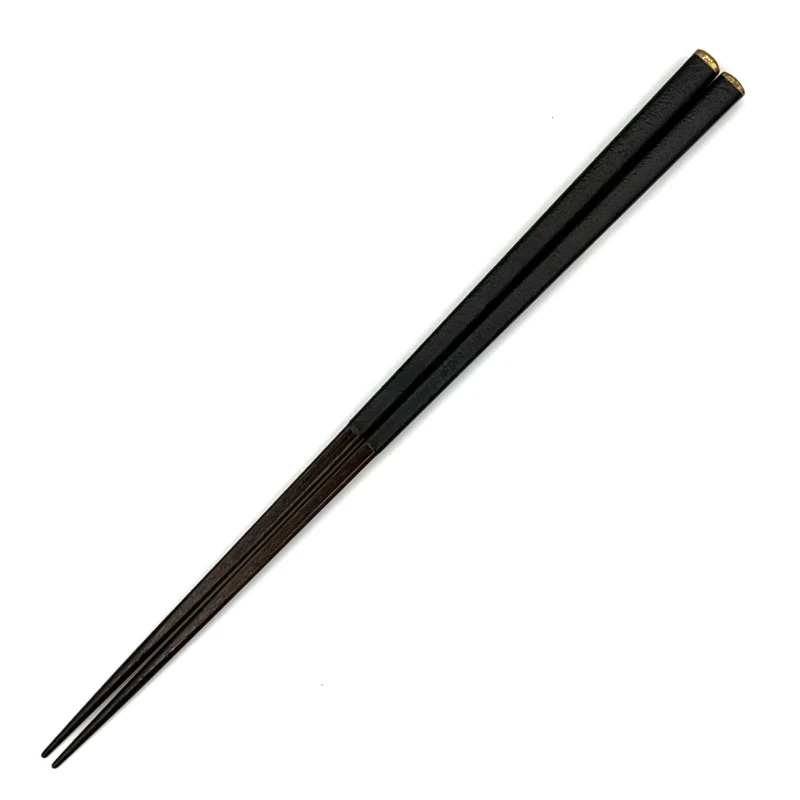 越前漆器　MR角箸石目（黒） 3枚目