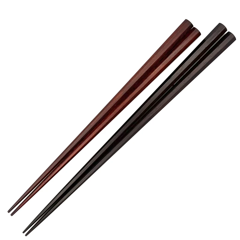 【送料無料】紅木　八角　夫婦箸セット【桐箱入】 3枚目