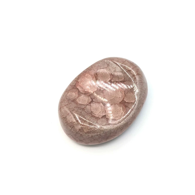 益子焼　豆型箸置　赤