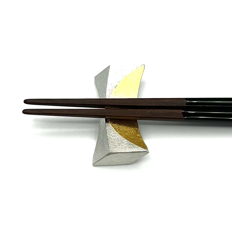 錫箸置　-月-　金箔　1ヶ入 2枚目