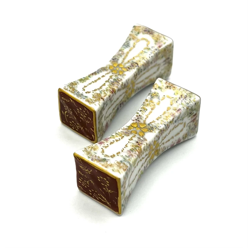 京焼　箸置　花つなぎ　夫婦