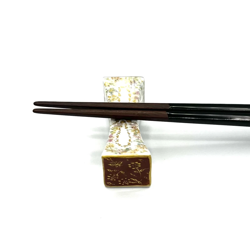 京焼　箸置　花つなぎ　夫婦 2枚目