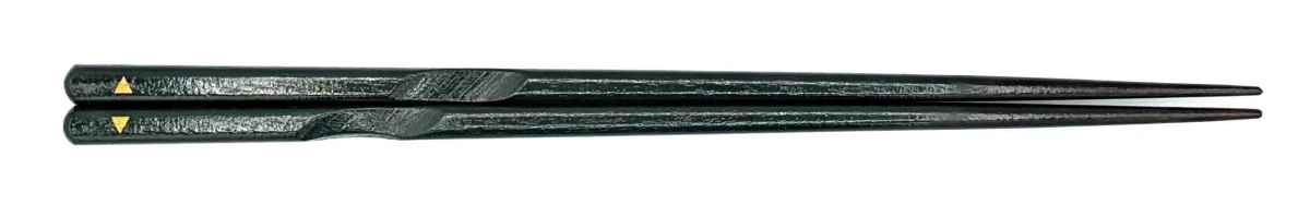 箸使い　四角緑 　23.5cm(左利き)