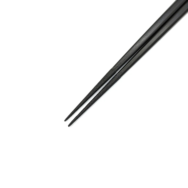 食洗機対応　山中塗　面取黒スリ頭螺鈿先乾漆(大) 1枚目