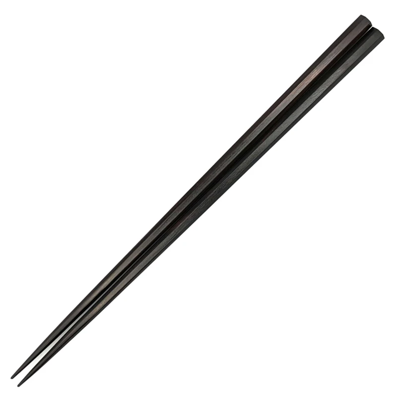 八角　縞黒檀　取箸 30.5cm 3枚目