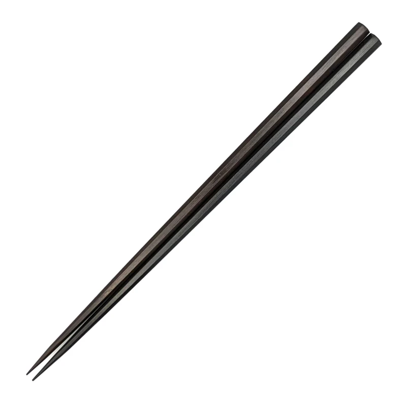八角　縞黒檀　取箸 27cm 3枚目