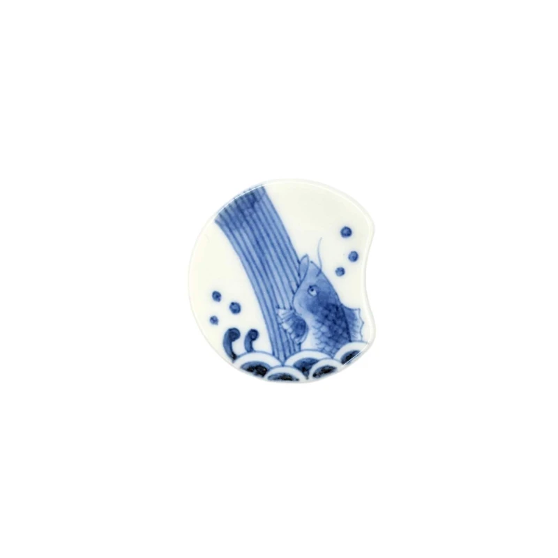 有田焼　箸置　片切箸小皿　登竜門