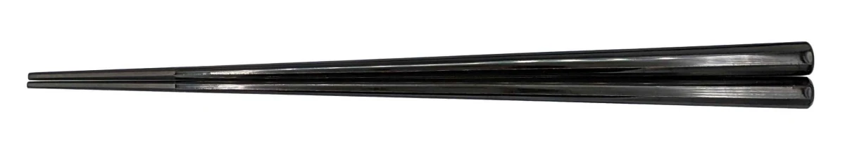 越前漆器　黒檀八角透き漆仕上げ(大)