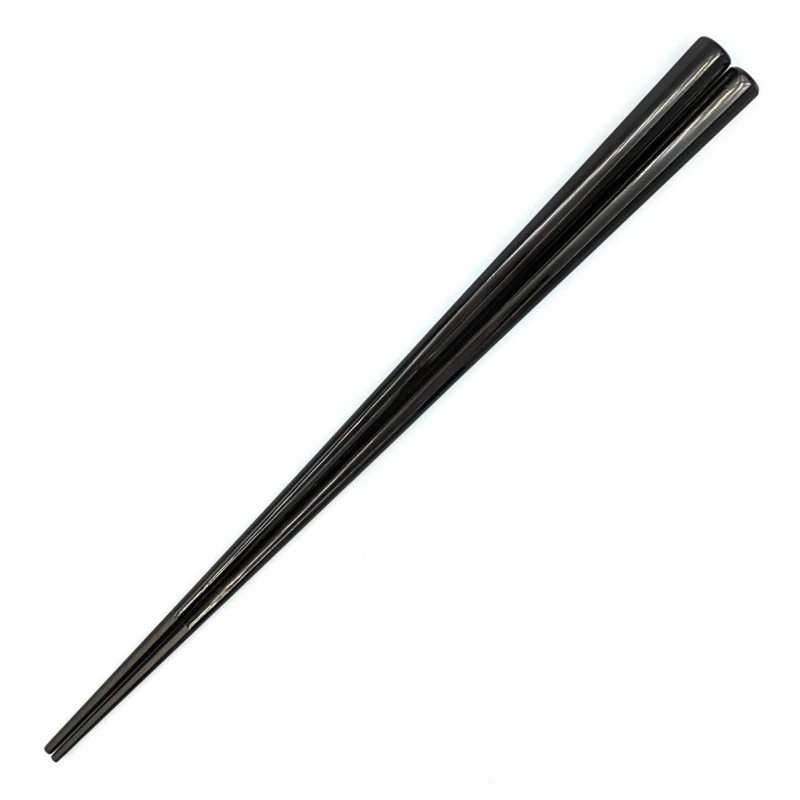 越前漆器　黒檀八角透き漆仕上げ(大) 3枚目