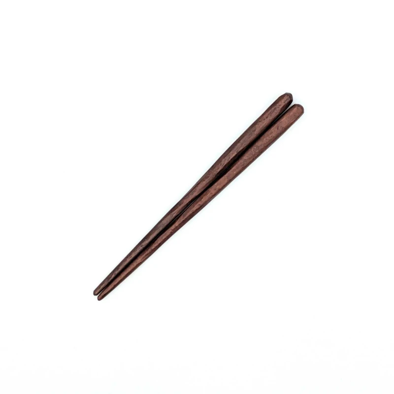 けずり子供箸　拭漆　13cm 3枚目