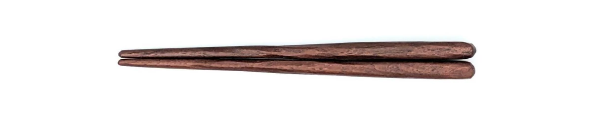 けずり子供箸　拭漆　13cm