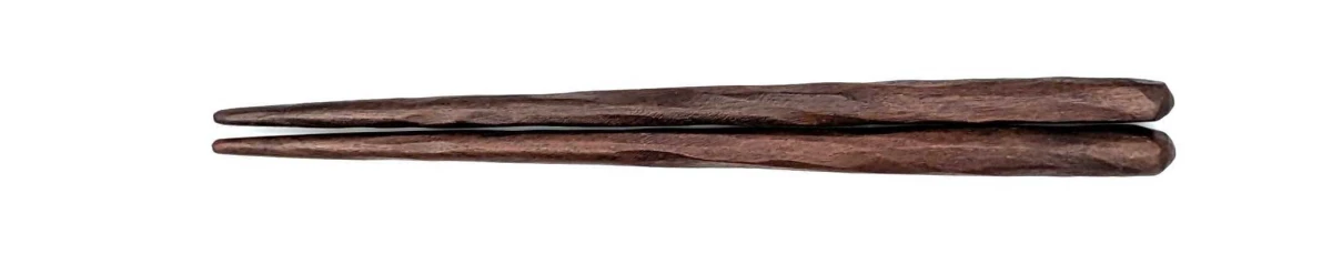 けずり子供箸　拭漆　15cm