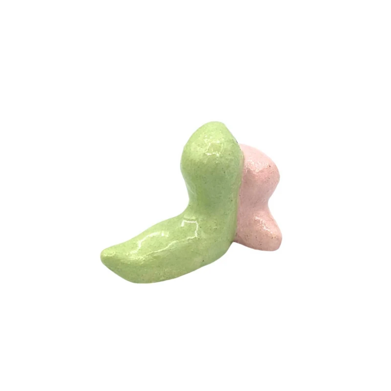 京焼　箸置　親子へび 2枚目