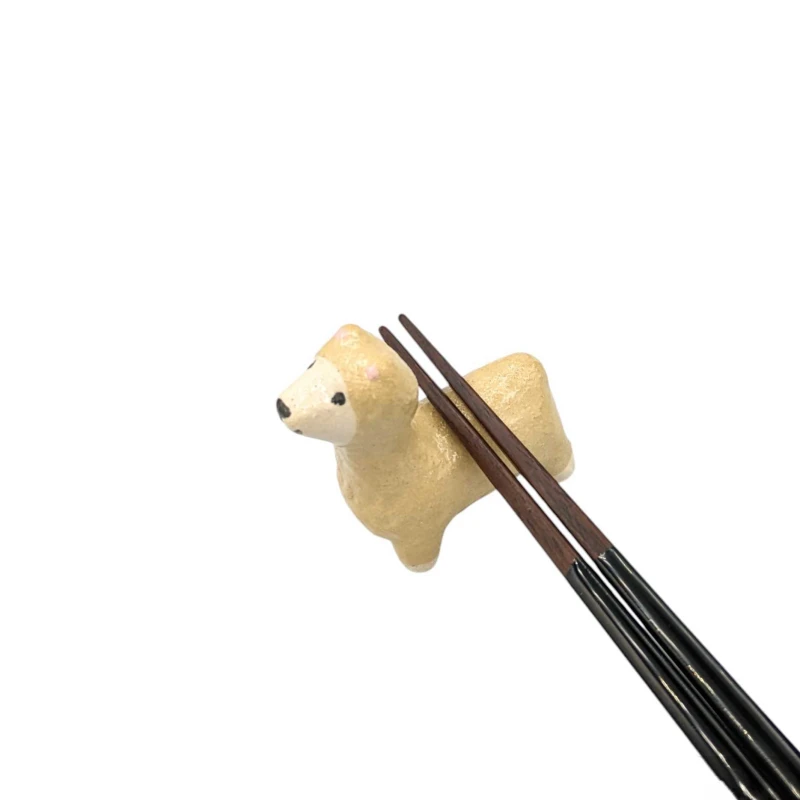 京焼　箸置　アルパカ 2枚目