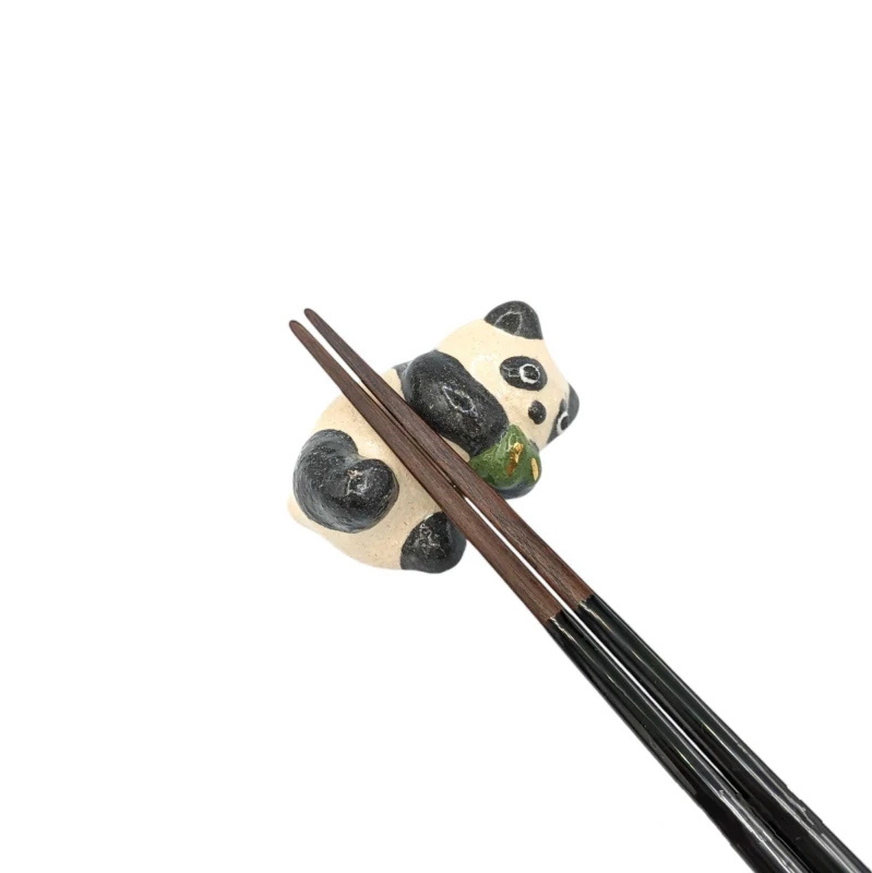京焼　箸置　パンダ 2枚目