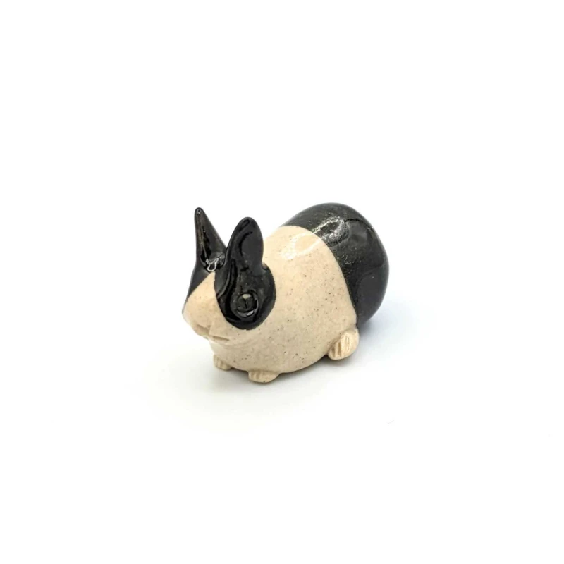 箸置　うさぎ　ダッチ　黒