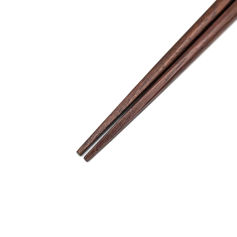 若狭塗箸　会津蒔絵　三毛猫(黒)18cm 1枚目