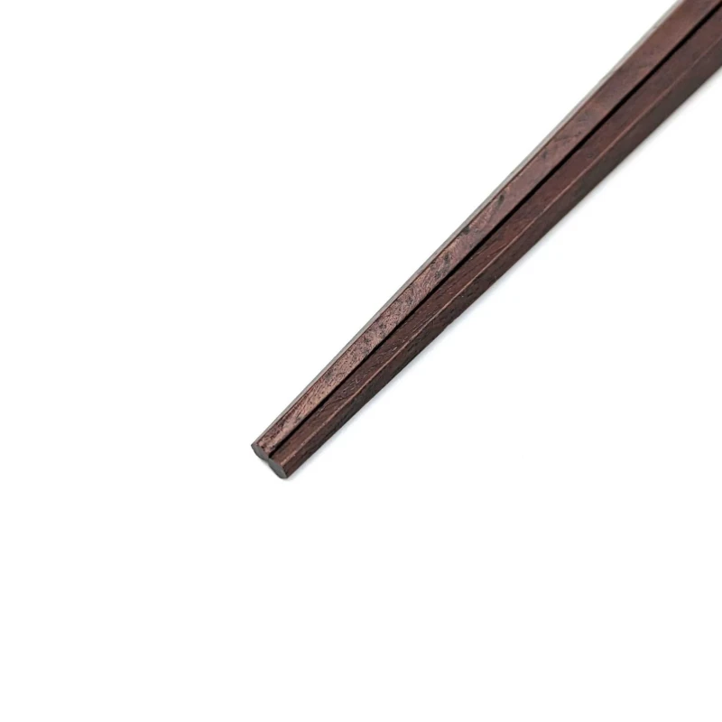 若狭塗箸　市松格子(青)18cm 1枚目