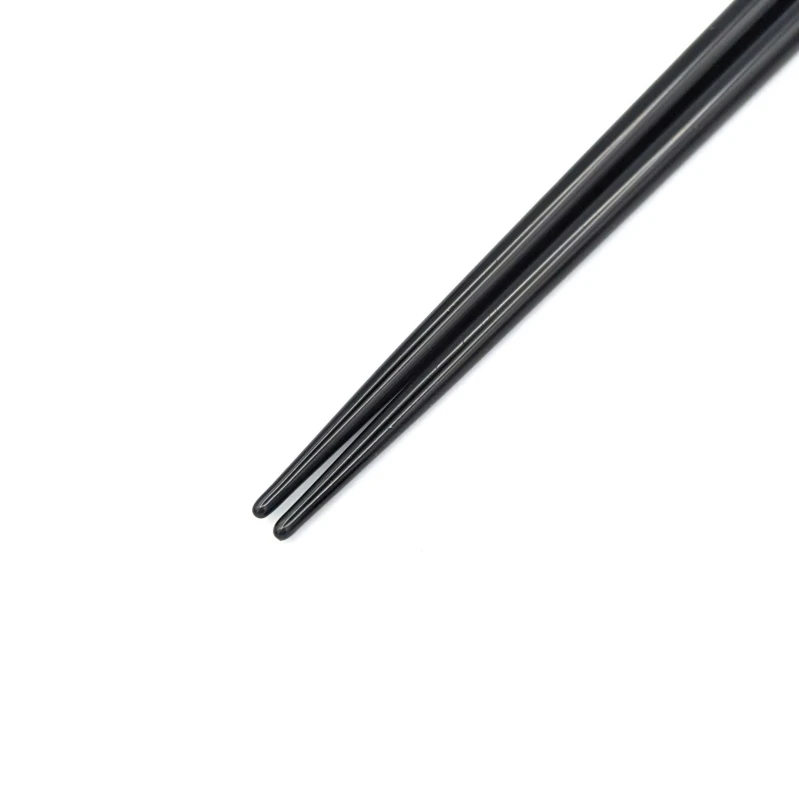 輪島塗　蒔絵箸　角つぎ(黒) 1枚目
