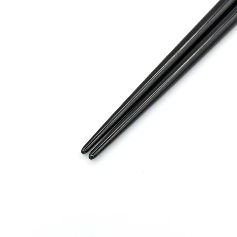 四角塗箸　黒　18cm 1枚目