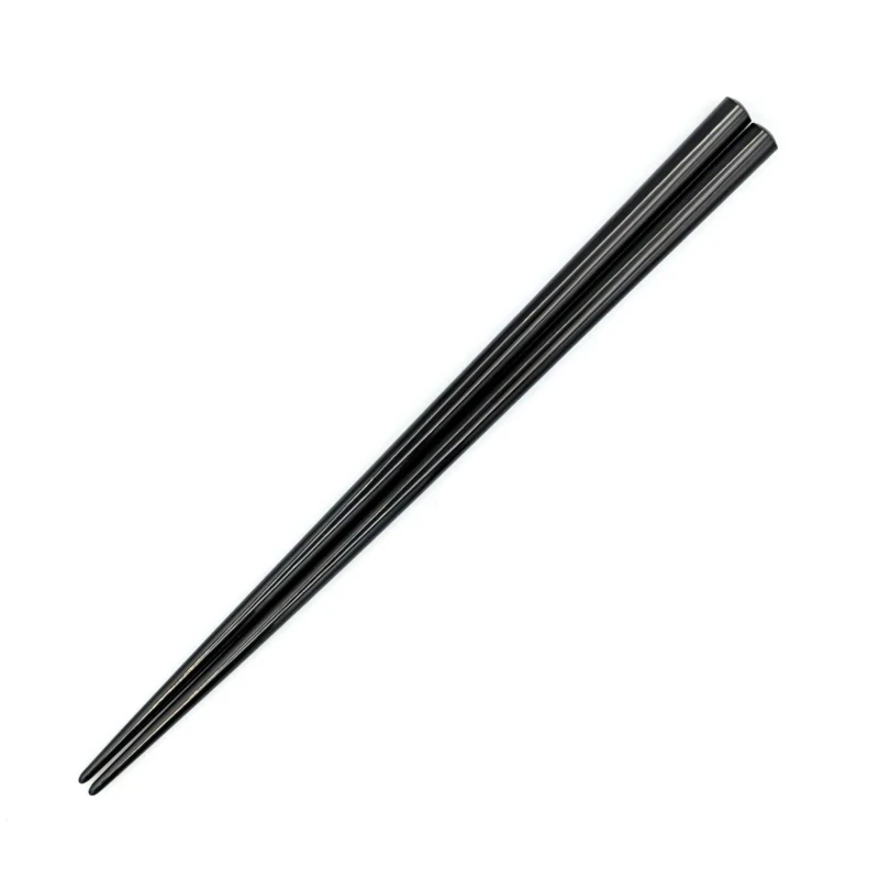四角塗箸　黒　18cm 3枚目