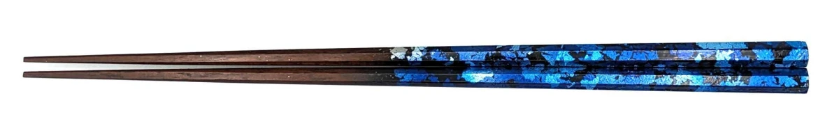 京金彩工芸　みやこ金彩八角箸　藍青