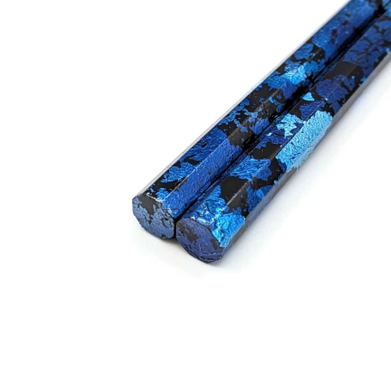 京金彩工芸　みやこ金彩八角箸　藍青 2枚目